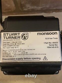 Stuart Turner Monsoon Standard Regenerative Twin Shower Pump 2.0bar 44423