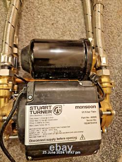 Stuart Turner Monsoon U 1.5 Bar Twin Pump, used Fully working condition