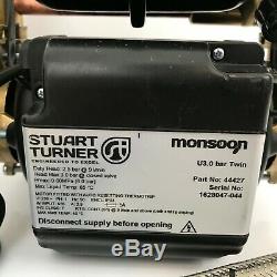 Stuart Turner Monsoon Universal 3.0 Bar Negative Head Twin Shower Pump