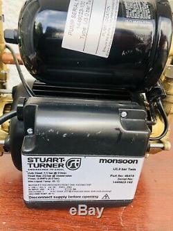 Stuart Turner Monsoon Universal Regenerative Twin Shower Pump 3.0bar
