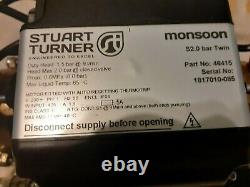 Stuart Turner Monsoon2bar twin positive head(2018)pump in box with instructions