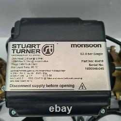 Stuart Turner Shower Pump Monsoon Standard 3.0 Bar Single Impeller Brass 46419