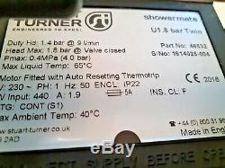 Stuart Turner U1.8 46532 bar negative head pump working perfectly with low use