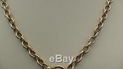 Stunning 9ct Gold Chain With Heart And T Bar, Necklace