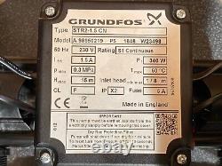 Superb Grundfos 1.5 Bar Negative Twin Shower Pump Str2-1.5 Cn & Warranty