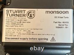 Superb Stuart Turner Monsoon 2.0 Bar Twin Standard Shower Pump Positive 46415 3