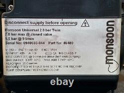 Superb Stuart Turner Monsoon 2.0 Bar Twin Universal Shower Pump Negative 46480 2