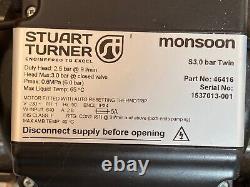 Superb Stuart Turner Monsoon 3.0 Bar Twin Standard Shower Pump Positive 46416 3