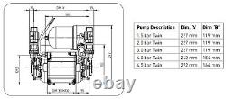 Superb Stuart Turner Monsoon 4.5 Bar Twin Universal Shower Pump Negative 46412 4