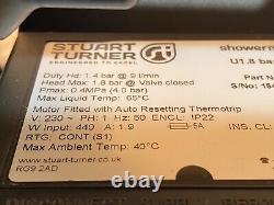 Superb Stuart Turner Showermate 1.8 Bar Twin Universal Shower Pump 46532 2