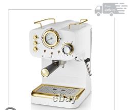 Swan Gatsby Pump Espresso Coffee Machine 1.2L Water Tank 1100W Die Cast Boiler