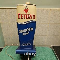 TETLEYS Smooth Flow Beer Pump ideal for Home Bar or Man Cave with drip tray