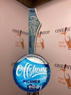Tall Chrome Single Beer Pump Home Bar Font Sharps Offshore Pilsner Branded