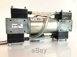 Thomas Double Diaphragm Vacuum Pump OIL FREE Single Stage LOW-NOISE 12V 2.5 Bar