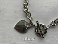 Tiffany & Co Heart Tag Chain Link Necklace Hardly Worn. Amazing Condition