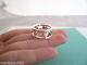 Tiffany & Co Silver Heart Bar Ring Band Sz 5.5 Rare Excellent