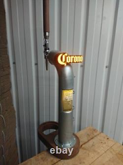 USED CORONA BUBBLING Pump / garden Bar / Man Cave / Beer Font / (BUBBLE FAULT)3