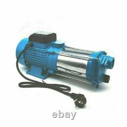 Used! 2.5KW Electric Stainless Steel Pump F/ Pool Pond Garden Max 3000 L/H 11bar