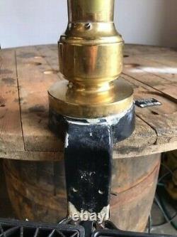 Used- Brass T-BAR pub beer pump 4 tap Font, home bar, man cave