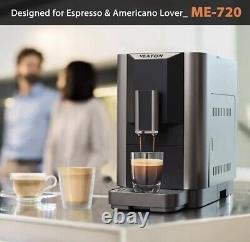 VEATON Super Automatic Espresso Coffee Machine, 19 Bar Barista Pump Coffee