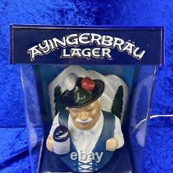 Vintage Ayingerbrau Lager Original Bar Top Pump Light Very Rare Novelty Untested