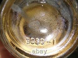 Vintage Bar Gold Leaf 6 Whiskey Shot Glass Pump Decanter