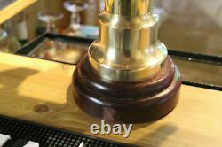 Vintage Brass 4 Font T bar beer pump with Guinness