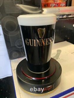 Vintage Guinness bar light beer pump mancave bar
