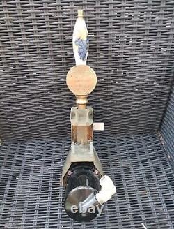 Vintage Old Brass And Pot Handle Bar Clamp With Hand Pump For Wine