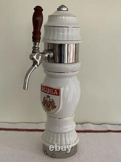 Vintage S. A. El Aguila Ceramic Beer Pump Bar Font (rare)