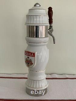 Vintage S. A. El Aguila Ceramic Beer Pump Bar Font (rare)