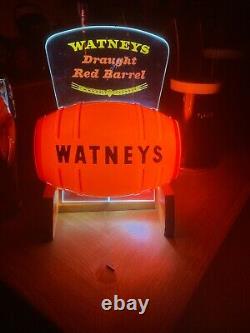 Vintage Watneys Red Barrel Bar Font beer pump topper bar font mancave bar retro