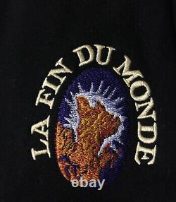 Vtg 90s La Fin Du Monde Varsity Jacket L Beer Unibroue French Canada Bar Ale 80s