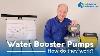What Is A Water Booster Pump And How Does It Work